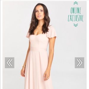Show Me Your MuMu - Blush Marie Bridesmaid (Sz S)